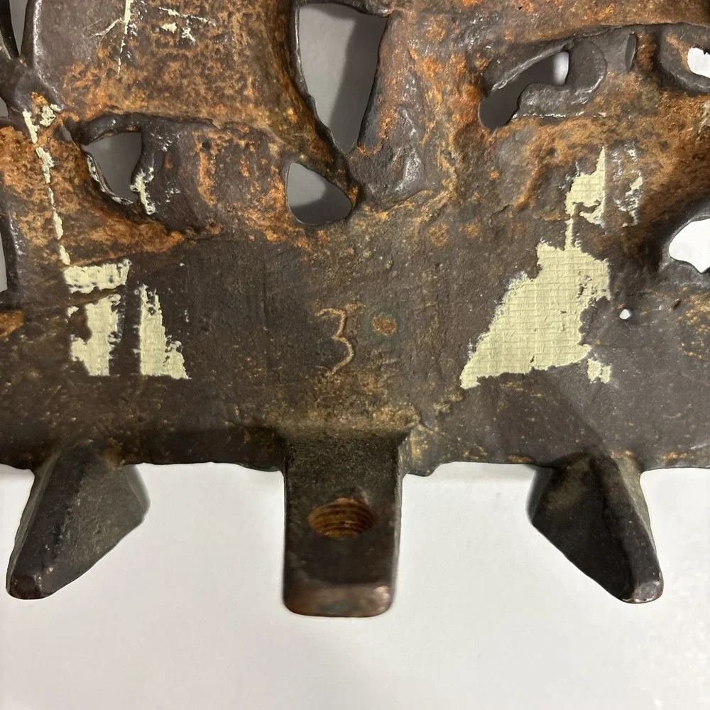 Vintage Cast Iron Spanish Galleon Ship Doorstop 7x7x3